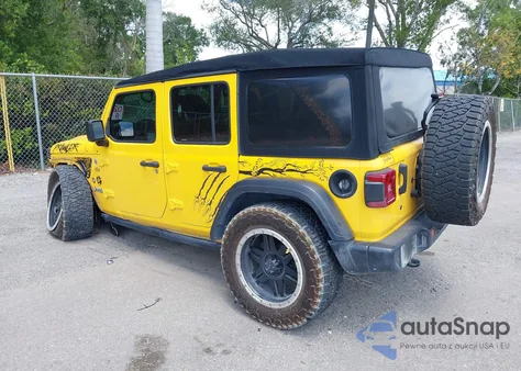 2018 Jeep Wrangler Unlimited Sport S 4X4 из США, поврежденный, VIN 1C4HJXDN2JW324872